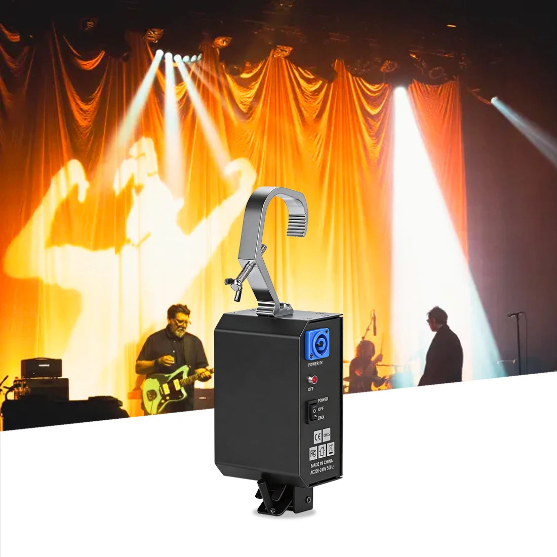 MOKA MK-PD01 Curtain Power Drop Machine DMX Powercon Stage