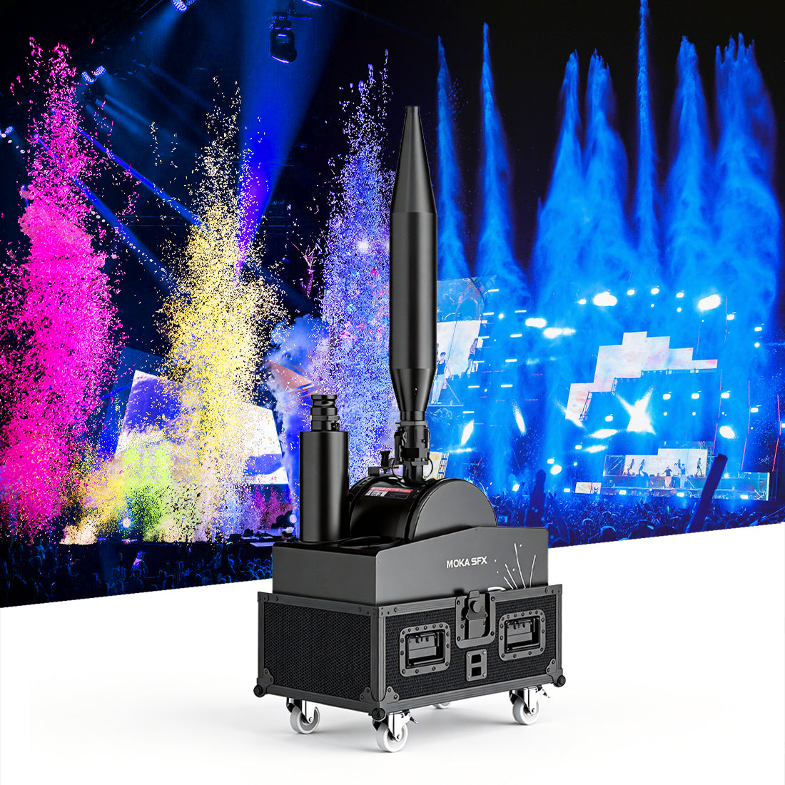 350W Auto-Inflation Stadium Confetti Cannon - MK-CN18 | MOKA SFX