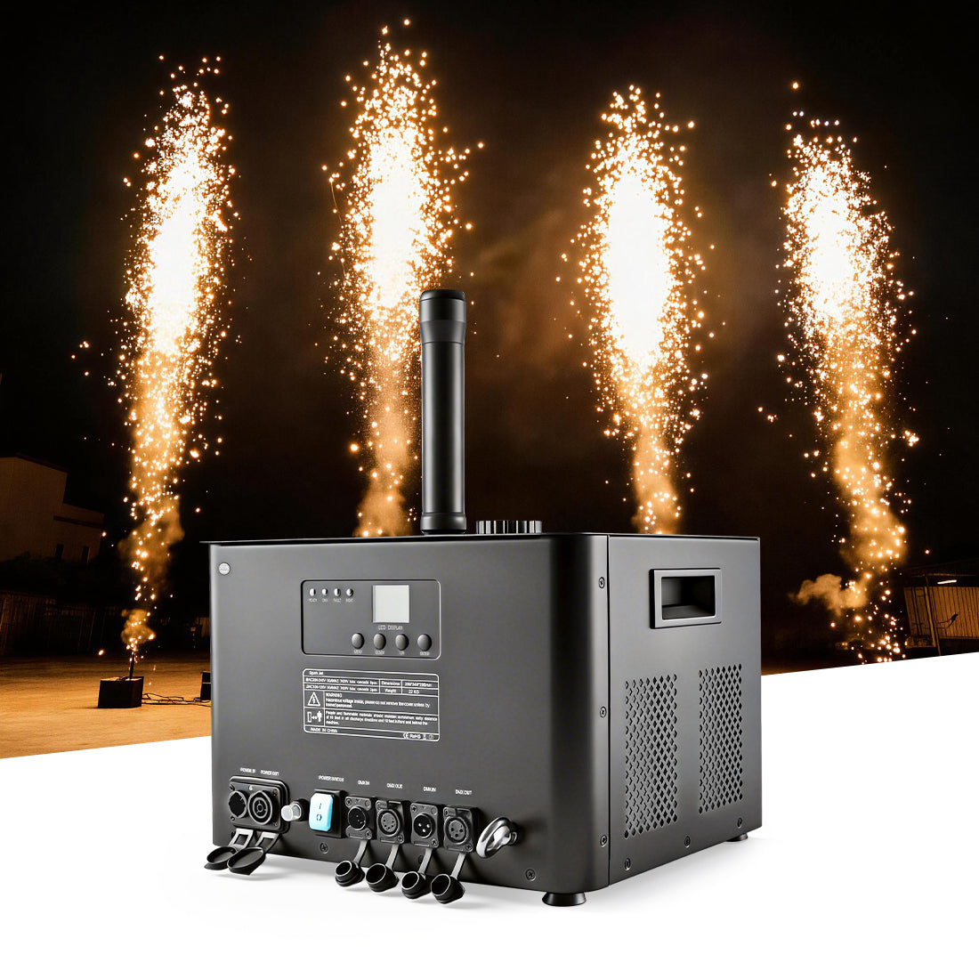 MOKA SFX MK-E26 New Cold Spark Jet Up to 10m Flash Effects – MOKA SFX