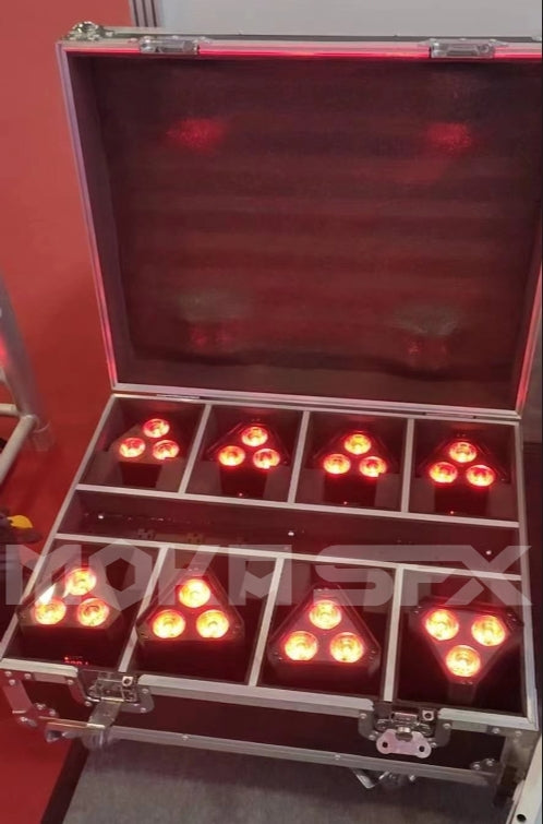 MOKA SFX P-00B 3*18W Battery Wireless DMX+ WIFI PAR Light 6IN1