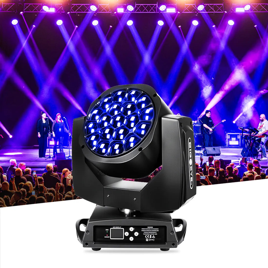 bibi✨ MOKA SFX 19x15W Bee Eyes K10 Moving Head Light - MOKA SFX