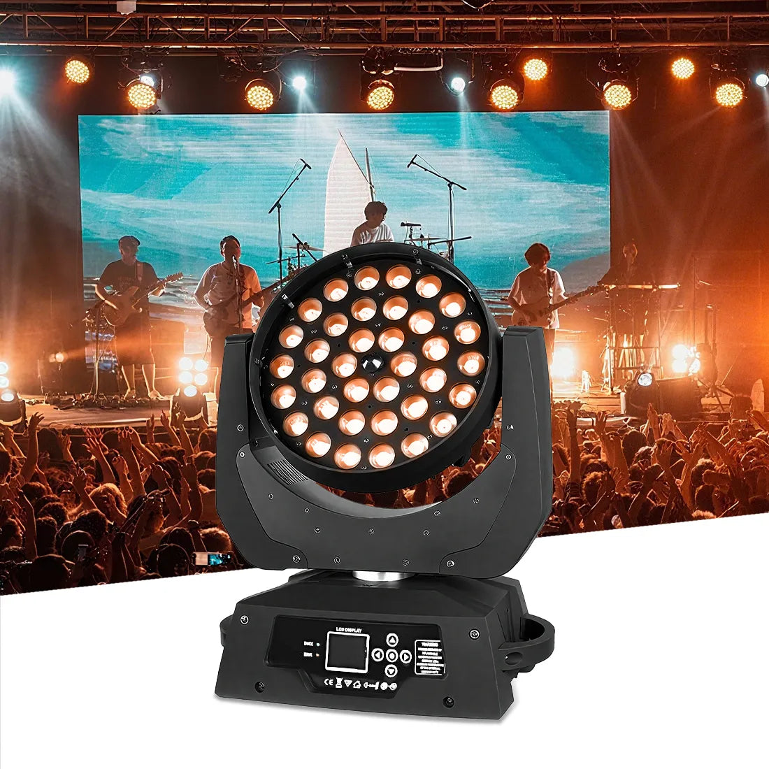 テレビ MOKA Moka SFX-Mobile 36x10w Led Stage Light 4 In 1 RGBW DJ Equipment