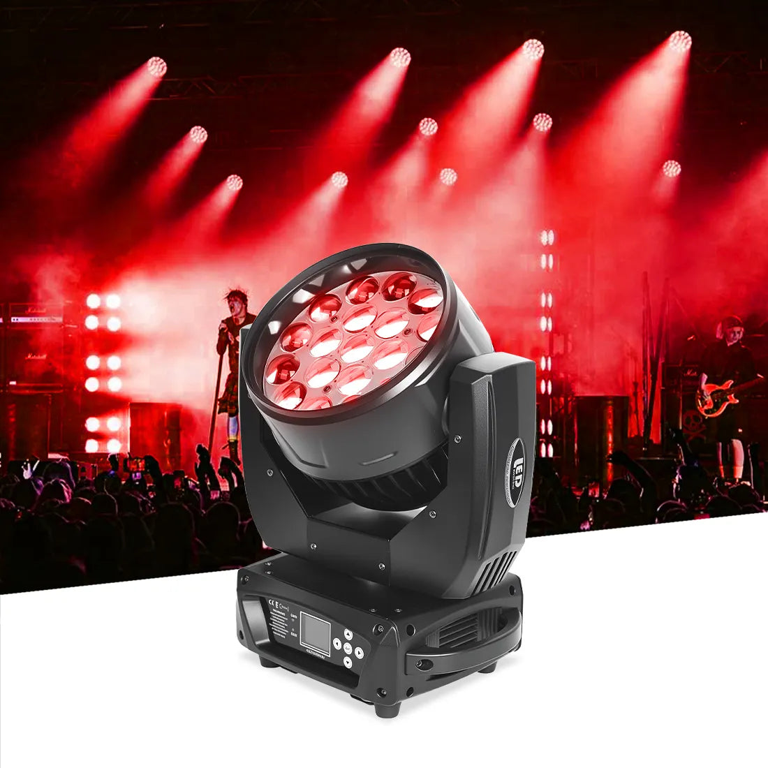 moka MOKA SFX EPL 1915 AURA RGBW 4 in 1 moving head wash light