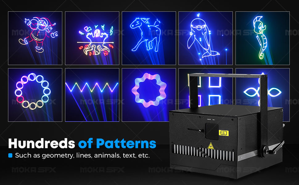 MOKA SFX MK-HLS10A New Full-color Animated Laser 10W (Performance Edition)