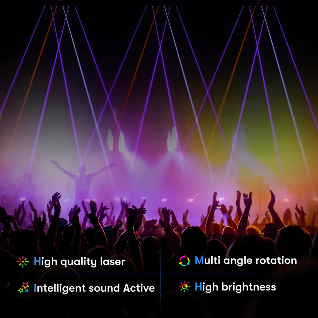 MOKA SFX MK-LS06 6-eye Swing Laser Light Projector MOKA SFX