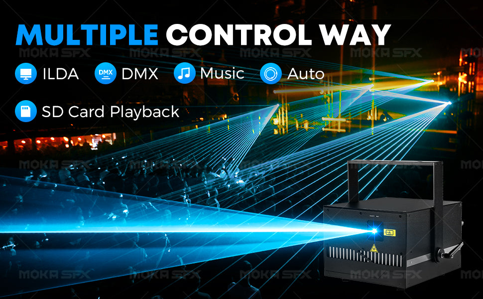 MOKA SFX MK-HLS10A New Full-color Animated Laser 10W (Performance Edition)