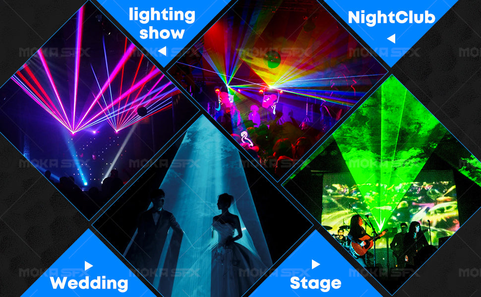 MOKA SFX MK-HLS10A New Full-color Animated Laser 10W (Performance Edition)