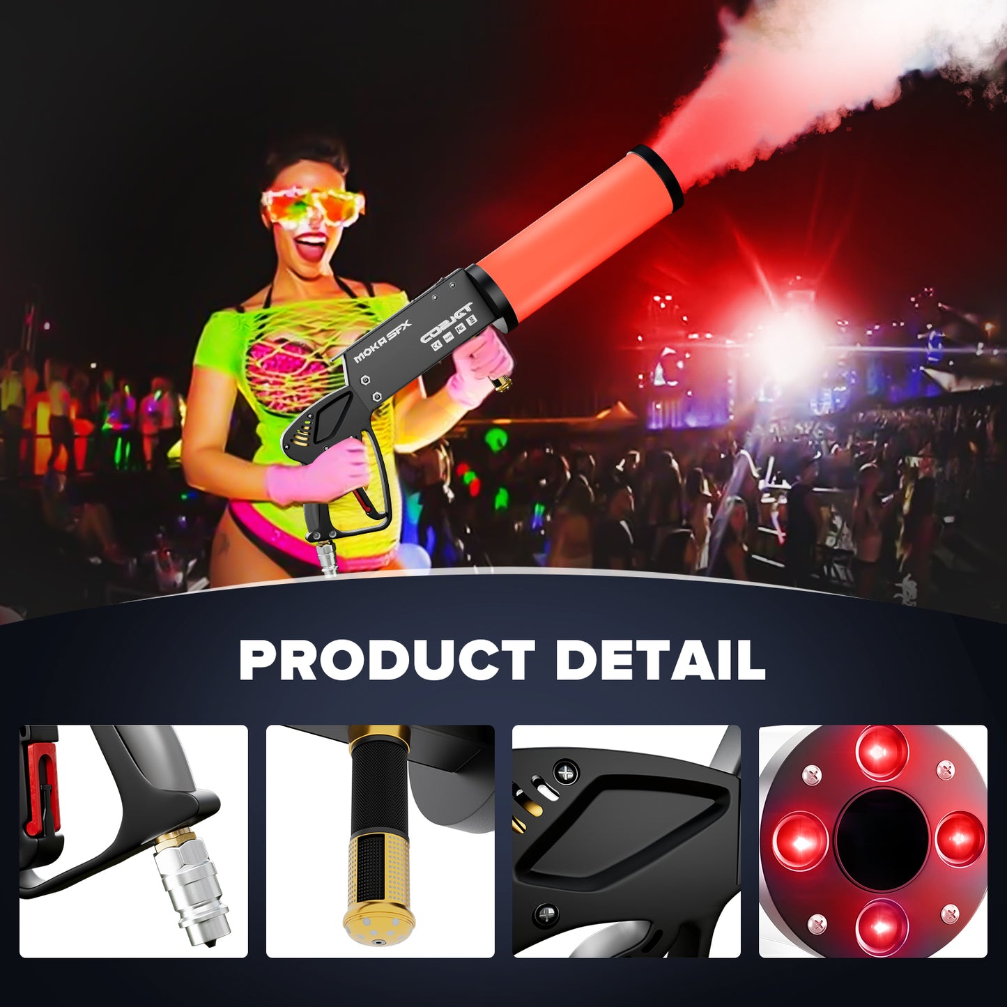 MOKA SFX MK-C14 LED CO2 DJ Blaster for Nightclub