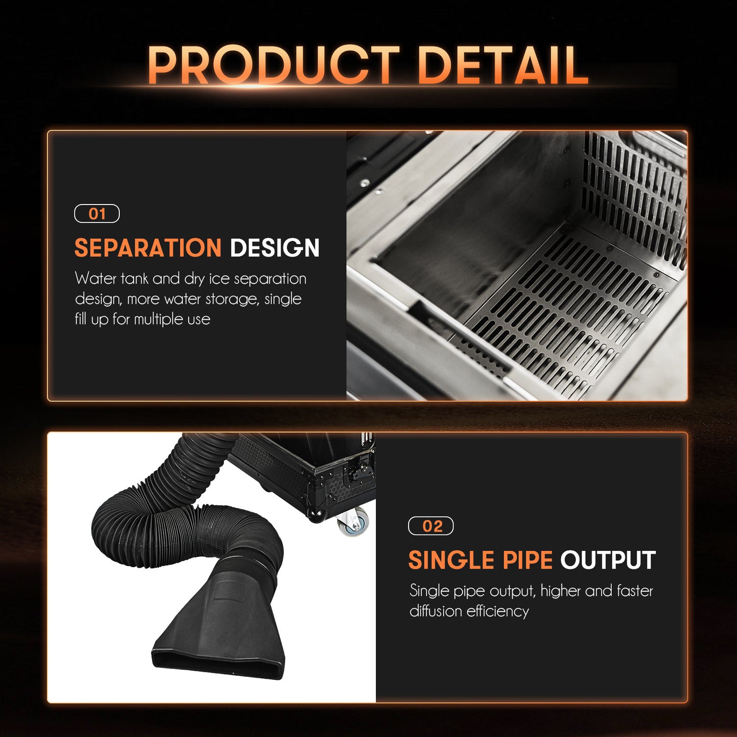 MOKA SFX H-D4000 MINI DMX Dry Ice Fog Machine