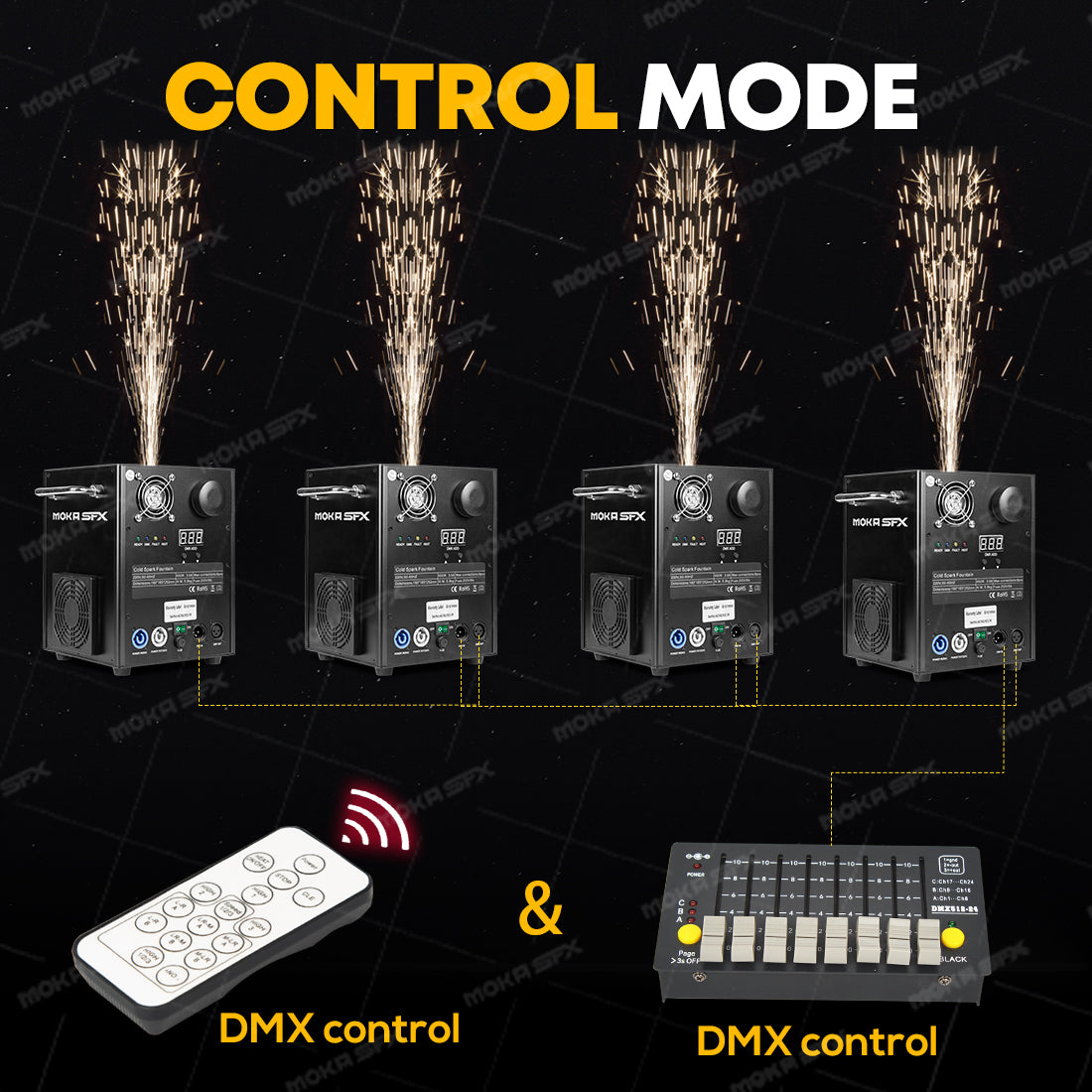 MOKA SFX MK-E15 MINI 650W Cold Spark Machine