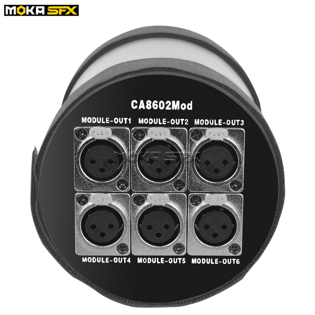 MOKA SFX CA8602MOD Distribuidor DMX de 6 vías Amplificador DMX512
