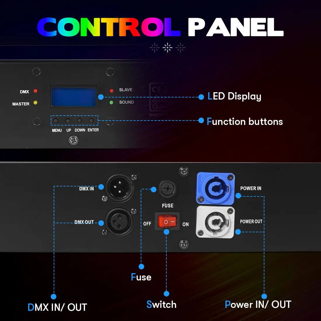 MOKA SFX MK-LS06 6-eye Swing Laser Light Projector MOKA SFX