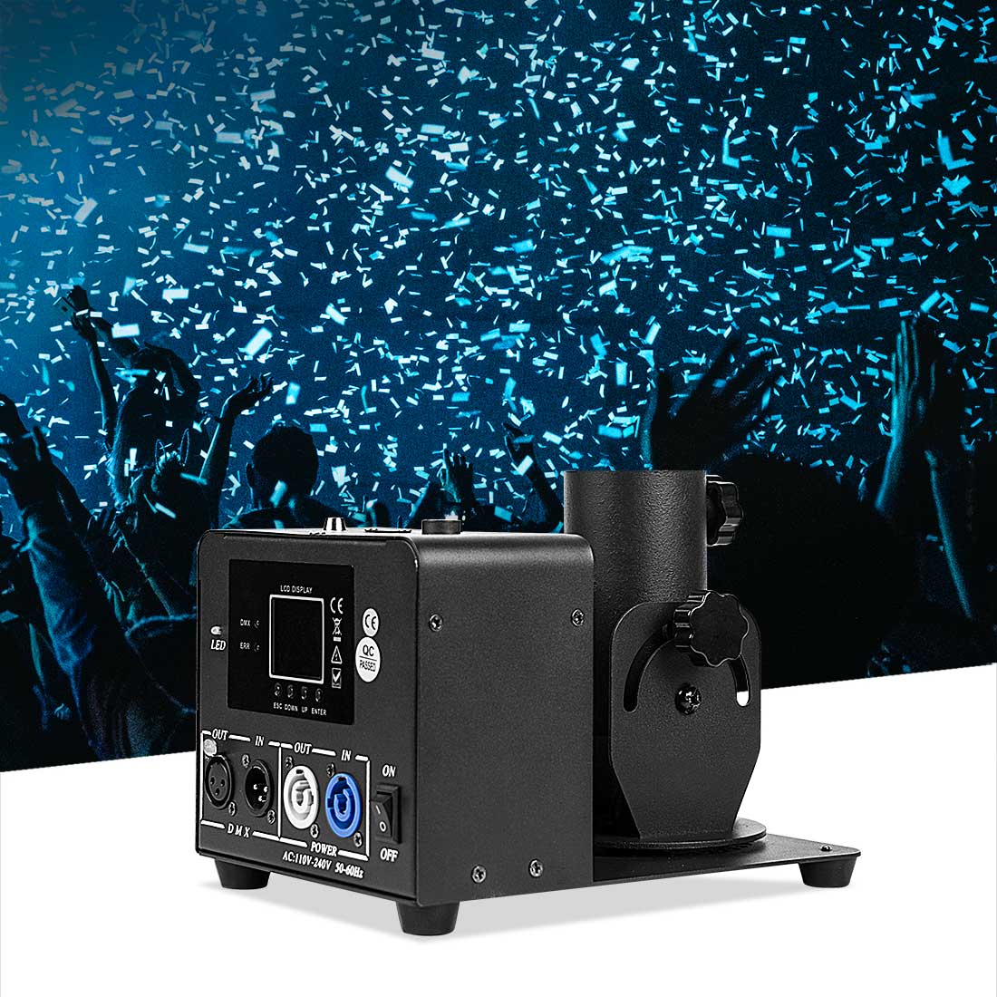 MOKS SFX MK-CN07A Single Shot Battery Confetti Cannon - MOKA SFX