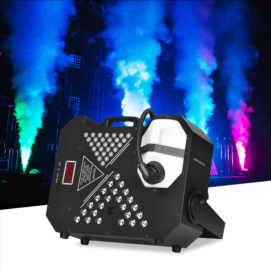 1500W LED Smoke Machine with RGB Fog – MK-F01 | MOKA SFX – MOKA SFX