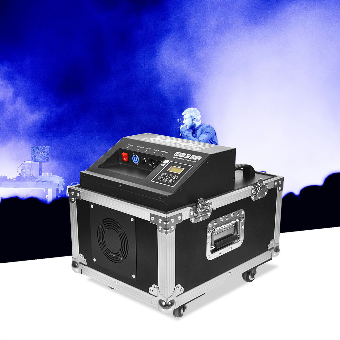 Moka MK-F14 New 600W Single-Head Dual Fog Machine - MOKA SFX