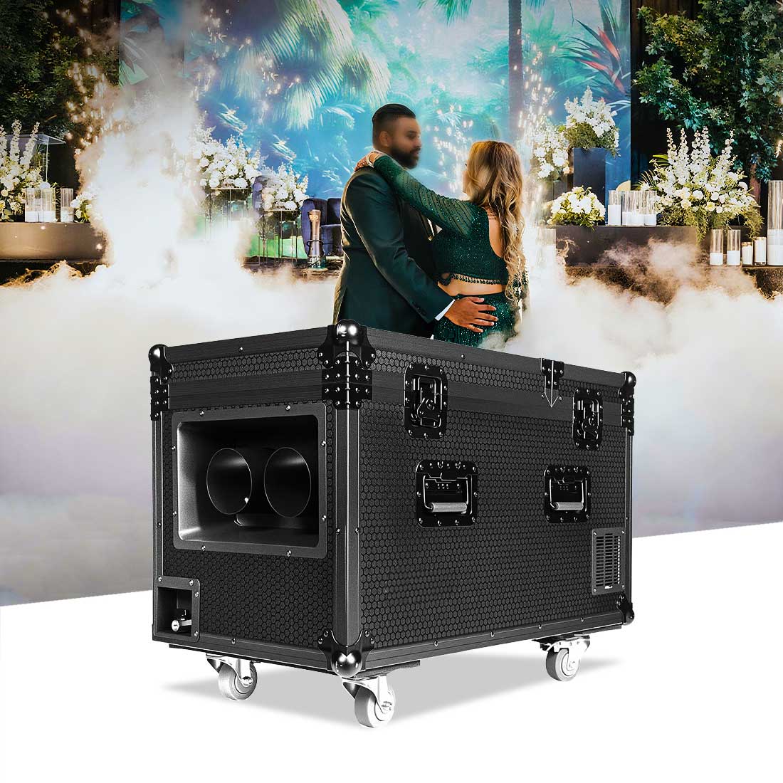 SFX MK-F18A 3000W Dual Outputs Low Lying Fog Machine Water Base