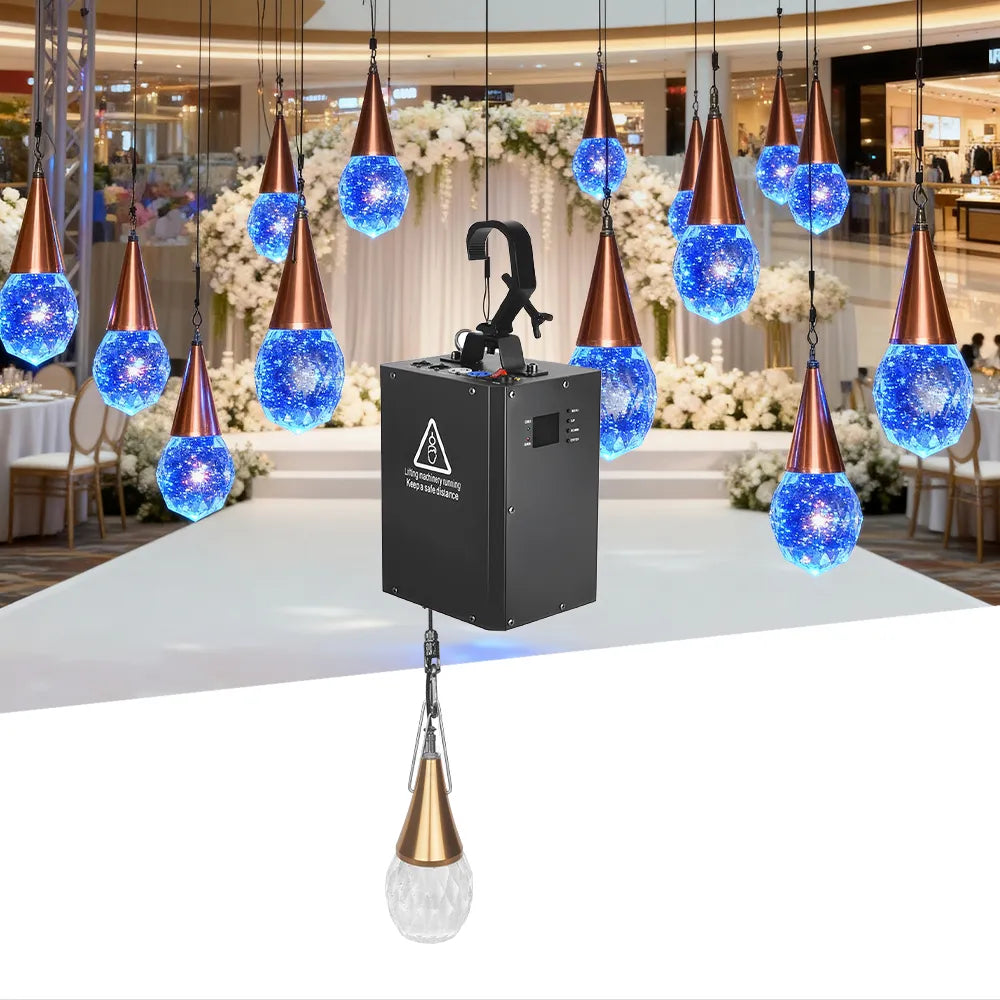 MOKA SFX MK-LB08 RGBW DMX Kinetic LED Teardrop Crystal Ball – MOKA SFX