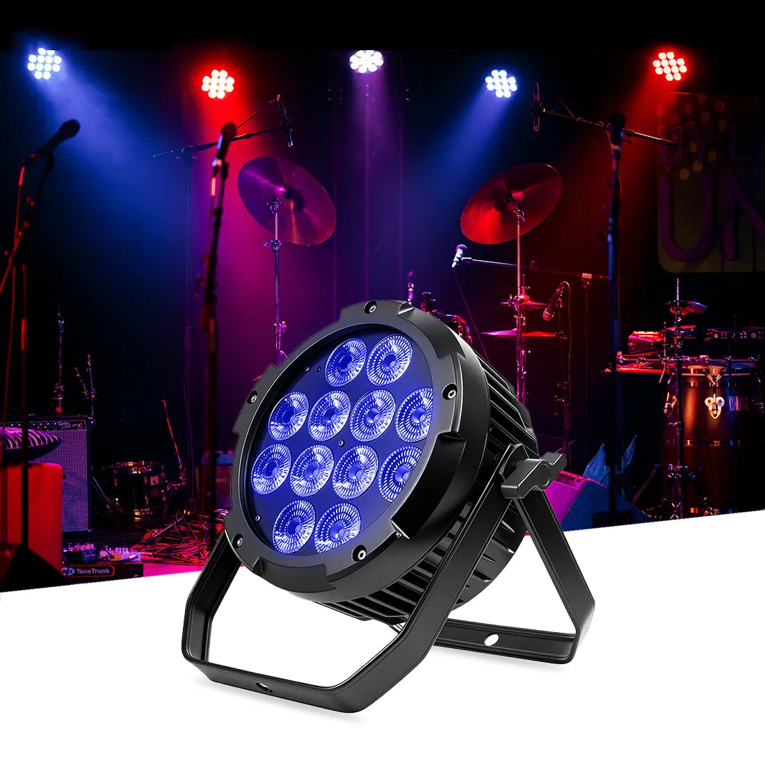 MOKA P-11 12*18W 6 In 1 DMX Battery Waterproof Par Light - MOKA