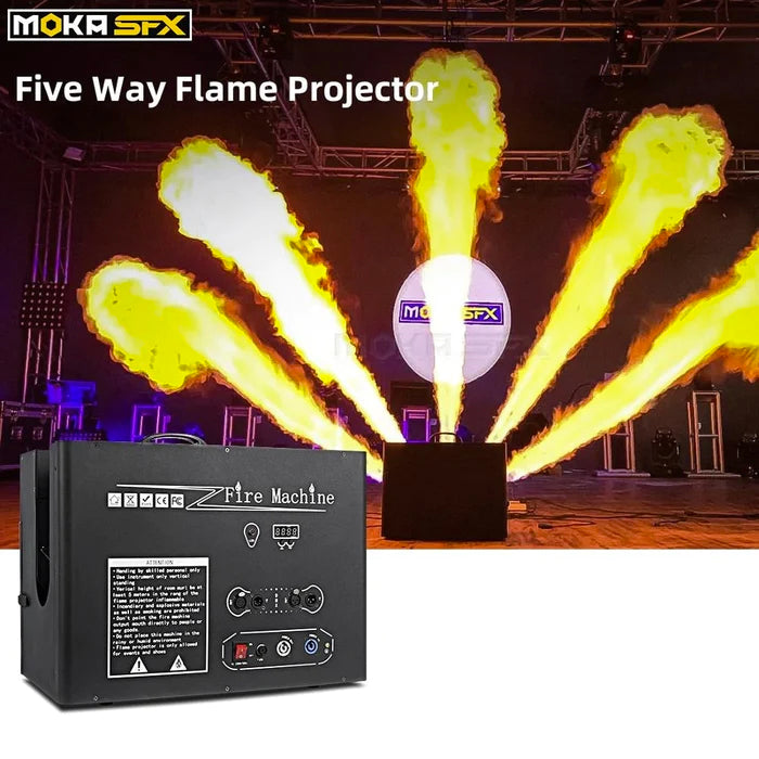 MOKA SFX H-E05 Dmx Upgraded High Quality Flame Machine