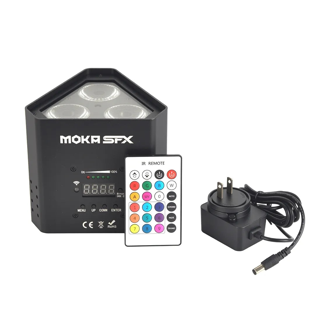 MOKA SFX P-00B 3*18W Battery Wireless DMX+ WIFI PAR Light 6IN1