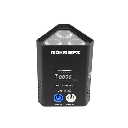 MOKA SFX P-00B 3*18W Battery Wireless DMX+ WIFI PAR Light 6IN1