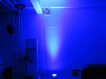 MOKA SFX P-03 Battery Wireless 9*18w RGBWA+UV 6 IN 1 White LED Par Cans