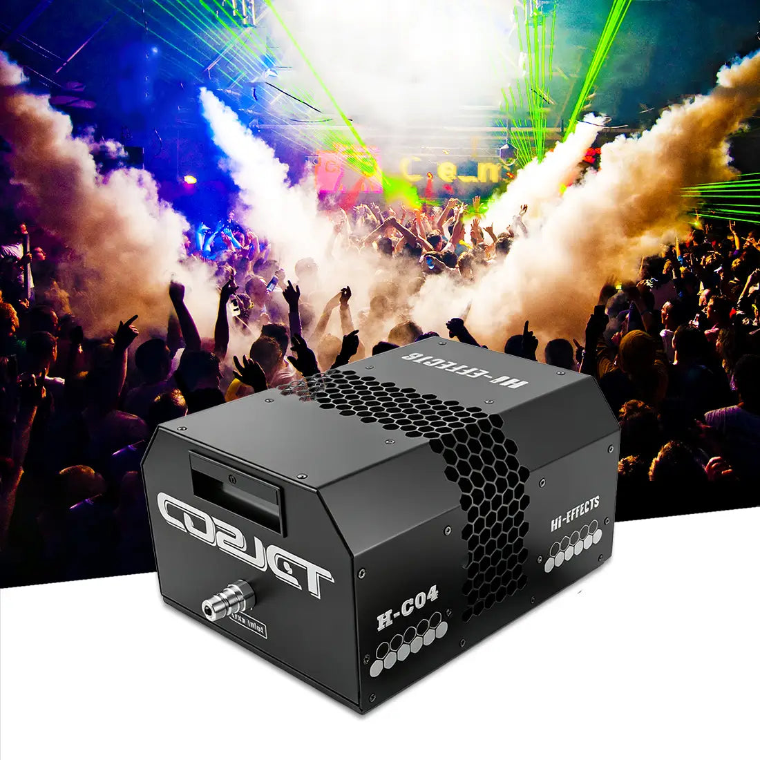 180° Moving Head CO2 Cannon Machine