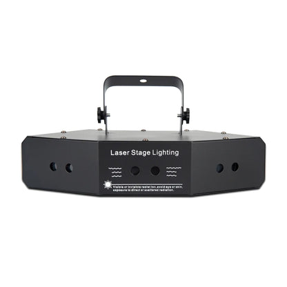 MOKA SFX 6 Eyes Scanning Dj Light Patterns Laser RGB Phase Disco Beam Light Control Voice KTV Lighting