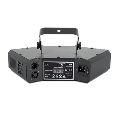 MOKA SFX 6 Eyes Scanning Dj Light Patterns Laser RGB Phase Disco Beam Light Control Voice KTV Lighting