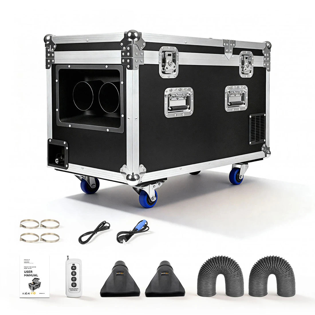 MOKA SFX MK-F18A 3000W Dual Outputs Low Lying Fog Machine Water Base