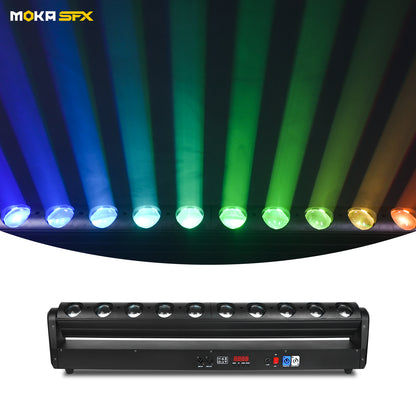 MOKA SFX 10×40w RGBW 4IN1 LED Beam Bar Moving Head Effect Light For DJ Bars Clubs Stage Event