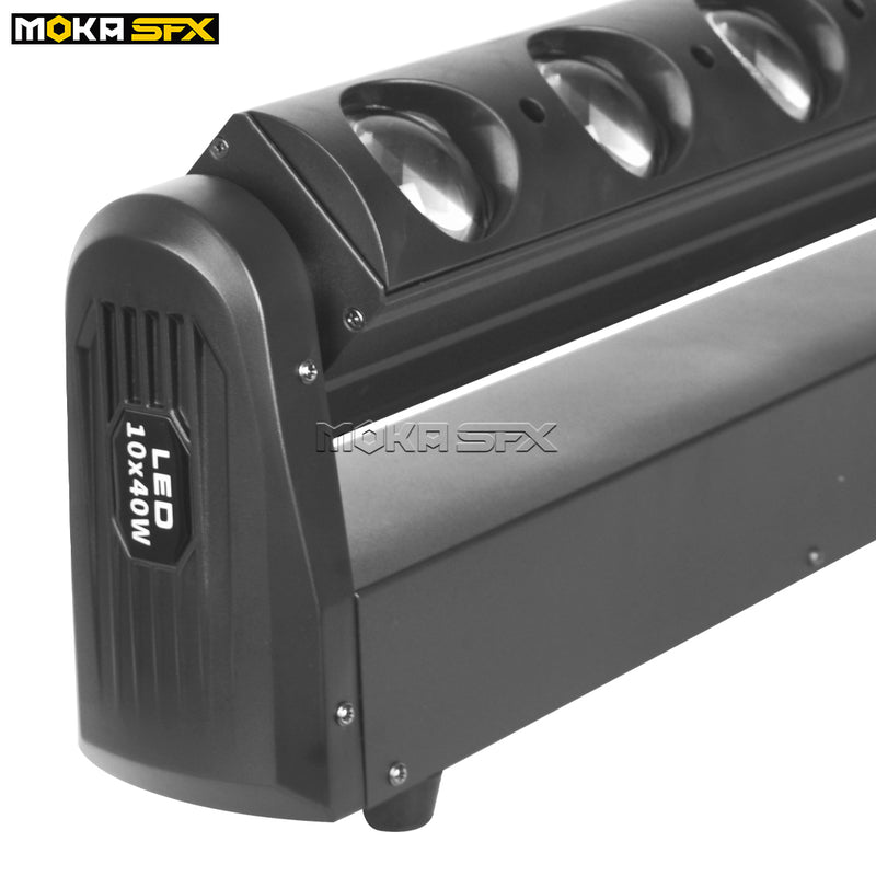 MOKA SFX 10*40w RGBW 4in1 LED Beam Bar Moving Head Effect Light For DJ Bars Clubs Stage Event