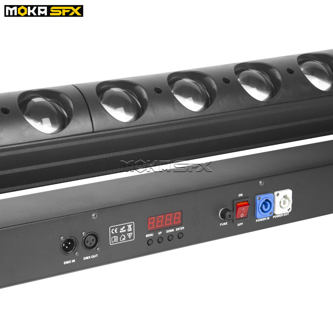 MOKA SFX 10×40w RGBW 4IN1 LED Beam Bar Moving Head Effect Light For DJ Bars Clubs Stage Event