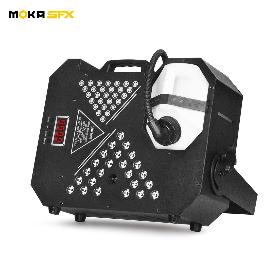 MOKA SFX MK-F01 1500w Máquina de humo potente 24 * 3W Rgb Led Nebulizadora