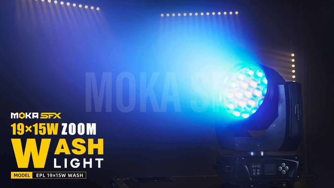 MOKA SFX  EPL 19×15 Focusing LED Moving Head Wash Light