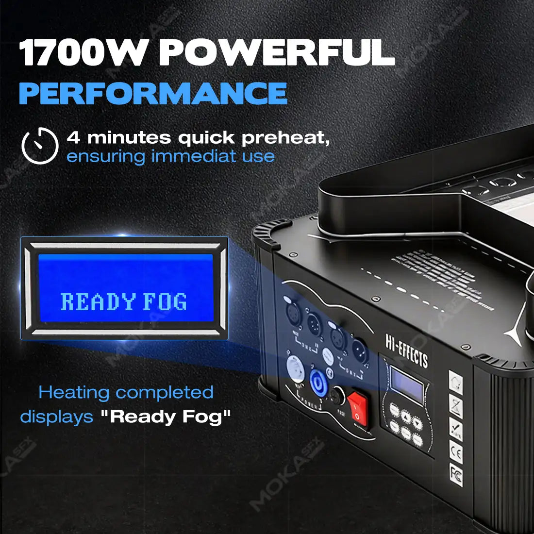 1500W Hi-Super Jet LED Smoke Machine – H-F01 | MOKA SFX – MOKA SFX 1500W Hi-Super Jet LED Smoke Machine – H-F01 | MOKA SFX – MOKA SFX