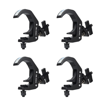 MOKA SFX Professional Truss Clamp 4 Packs Heavy Duty Aluminum Hook