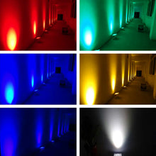 MOKA SFX P-03 Battery Wireless 9*18w RGBWA+UV 6 IN 1 White LED Par Cans