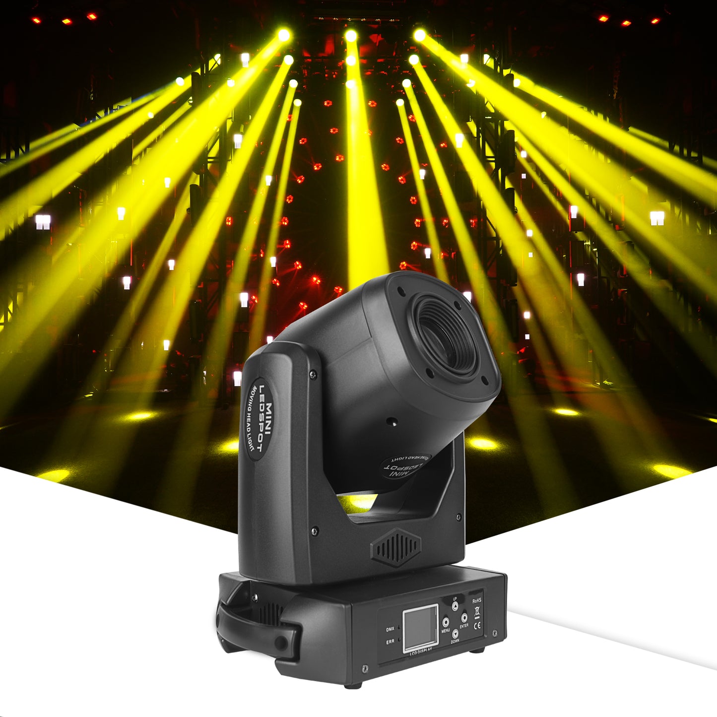 MOKA SFX 100w Gobo LED DMX Moving Head Beam Light