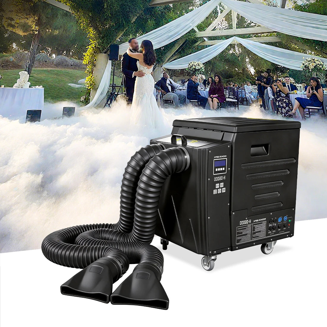 MOKA SFX H-D6000 Super Dual Output 6000W Dry Ice Fog Machine