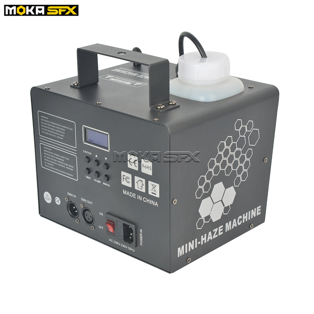 MOKA SFX MK-F11A 500W Mist Haze Máquina de humo