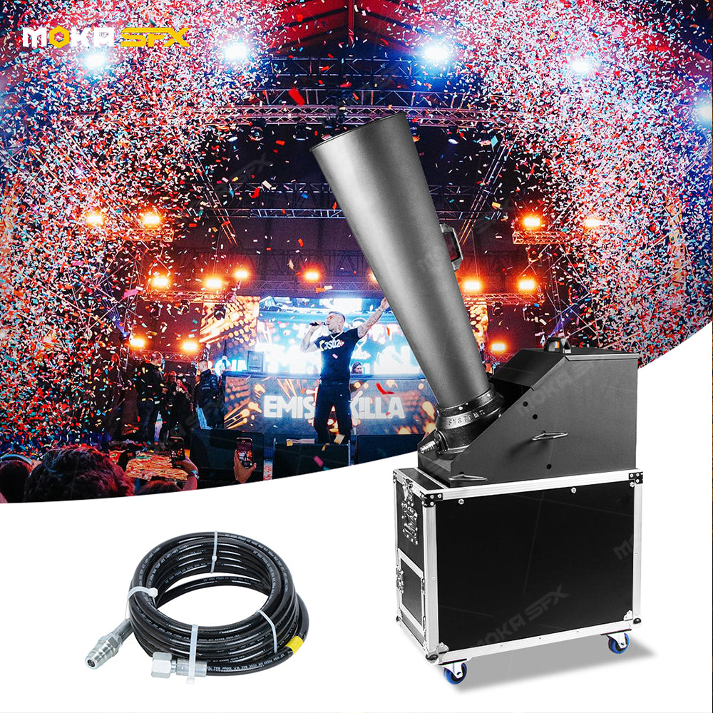 Dmx Confetti Machine MOKA SFX MK-CN05A CO2 Confetti Cannon DMX Control Powerful Confetti ...