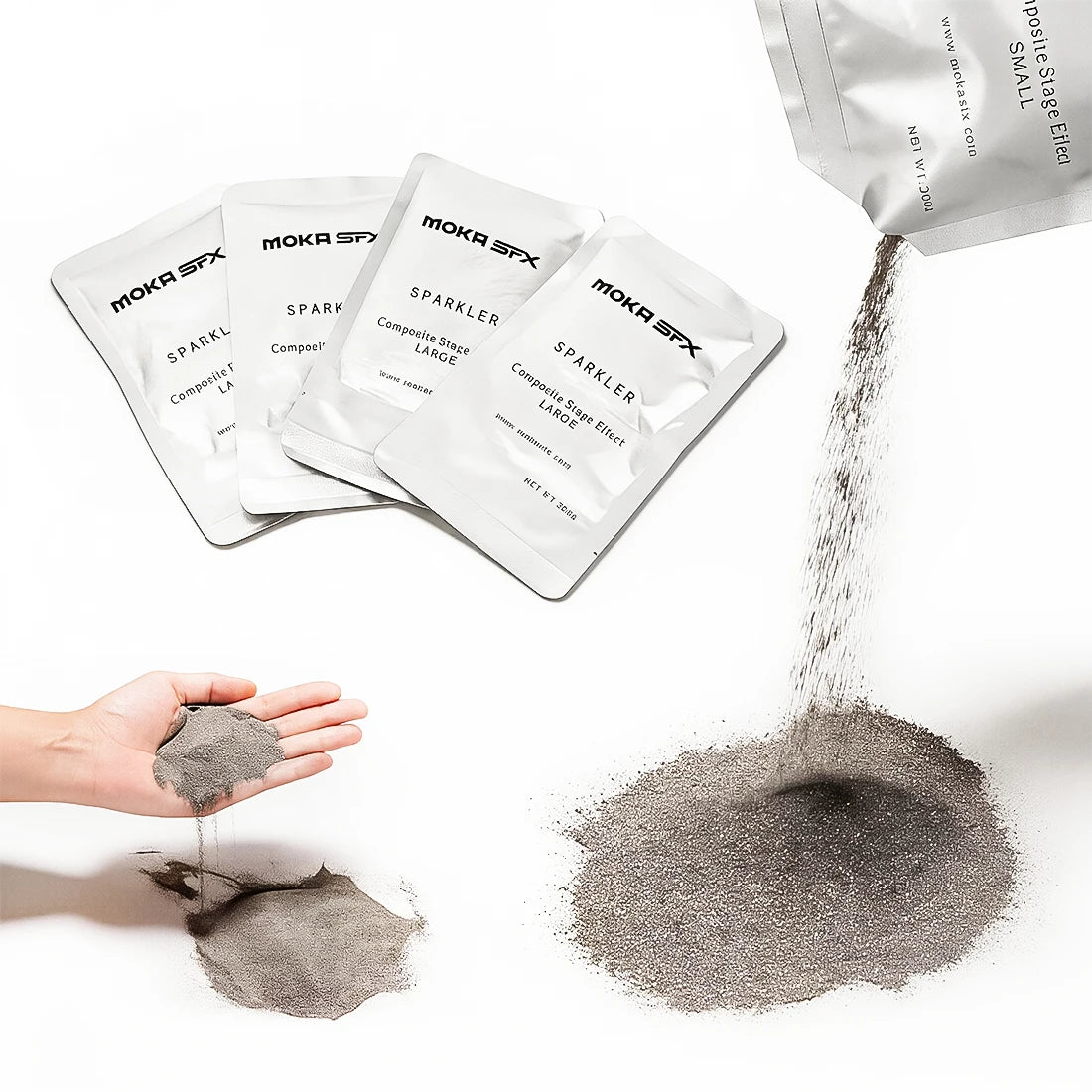 MOKA SFX Cold Spark Powder For outdoor Indoor Wedding Sparklers Granule 200 G/Bag