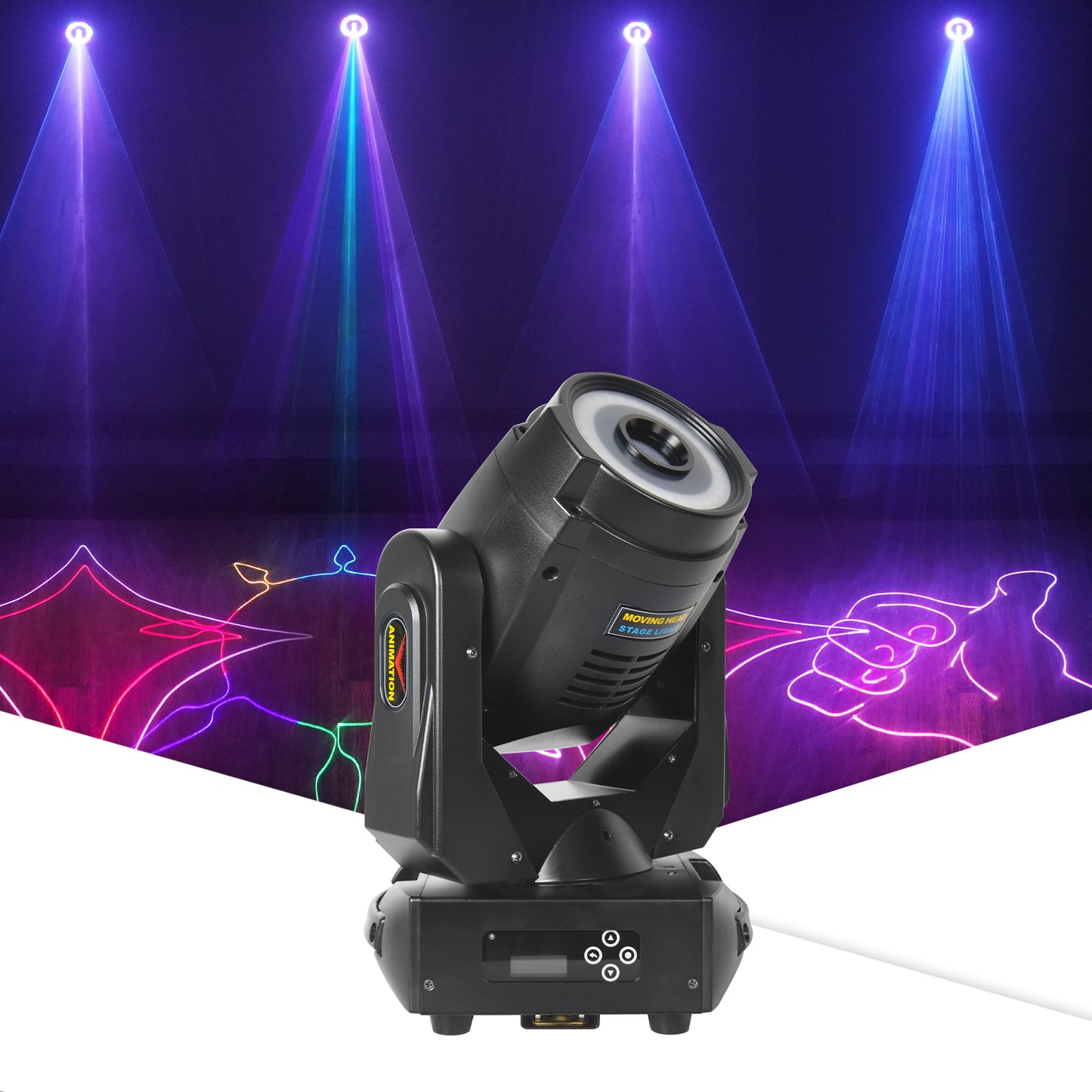 MOKA SFX MK-LS10 3W Moving Head Laser Light