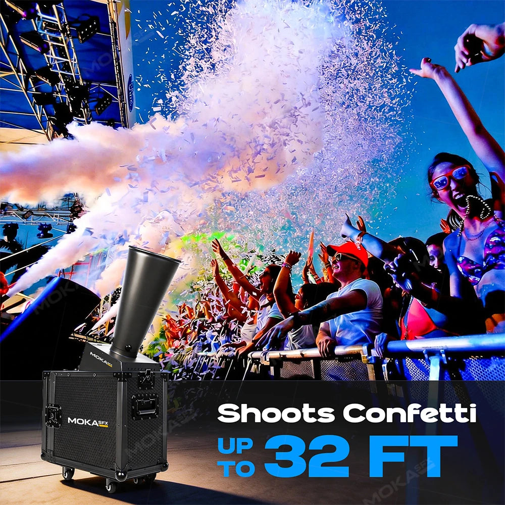 Confetti Rope Machine Mini Manual Control CO2 Confetti Cannon Machine – MK-CN09 | MOKA SFX ...