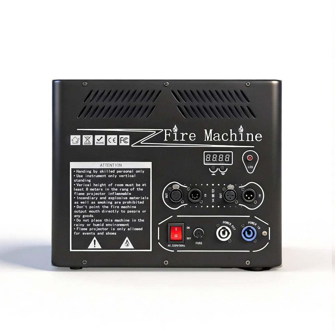 MOKA SFX H-E04 High Power 4-Head Single Shoot Flame Machine