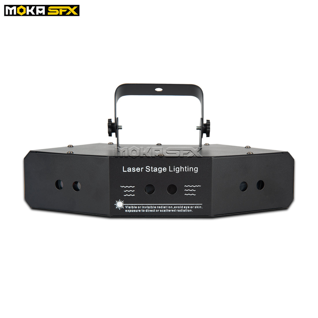 MOKA SFX 6 Eyes Scanning Dj Light Patterns Laser RGB Phase Disco Beam Light Control Voice KTV Lighting