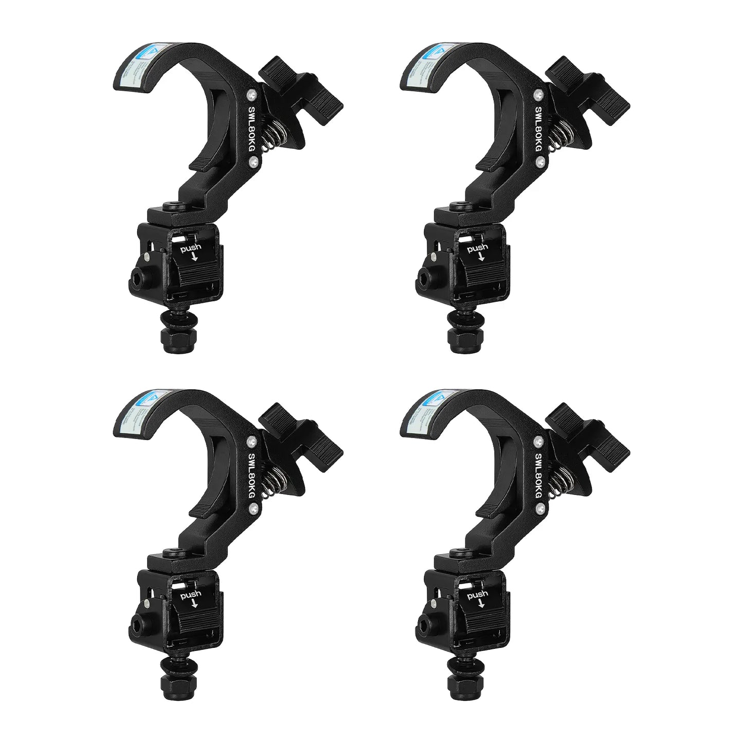 MOKA SFX Foldable Truss Clamp Black Aluminum Light Clamps