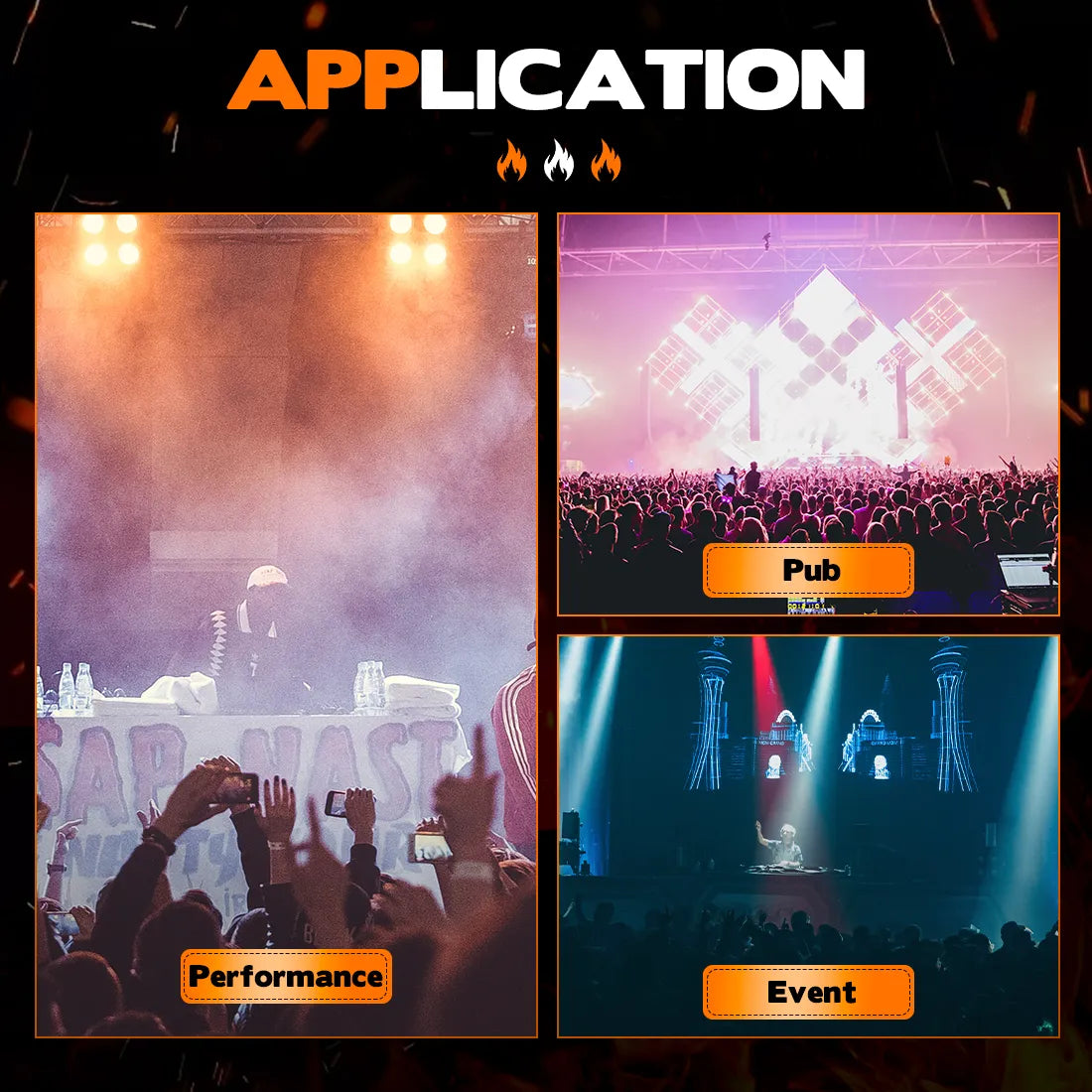 MOKA SFX MK-F100 New Fire Gun for Event 1-3 Meters