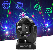 MOKA SFX 24Pcs RGBW 4IN1 LED Laser Moving Head Light Professional Stage Beam Strobe Soccer DMX DJ Disco Party Ball